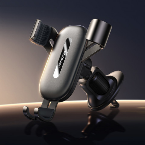 
„Gravity“ automobilio telefono laikiklis oro išleidimo angai – juodas
