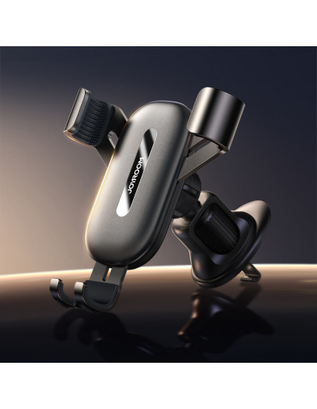 
„Gravity“ automobilio telefono laikiklis oro išleidimo angai – juodas
