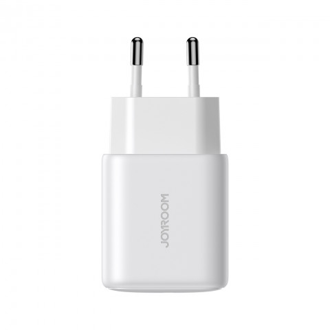 
USB-C PD QC 20W sieninis įkroviklis + 1 m iPhone Lightning laidas – baltas
