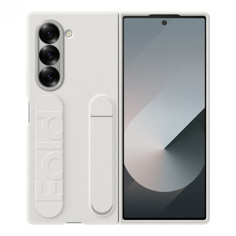 
„Samsung“ silikoninis dėklas, skirtas „Galaxy Z Fold 6“ – baltas
