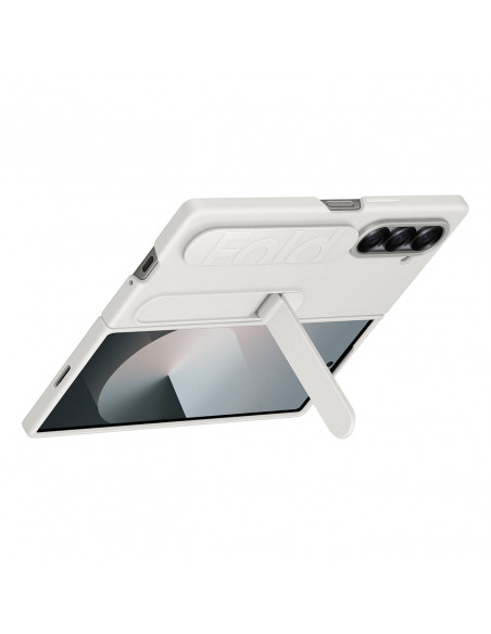 
„Samsung“ silikoninis dėklas, skirtas „Galaxy Z Fold 6“ – baltas
