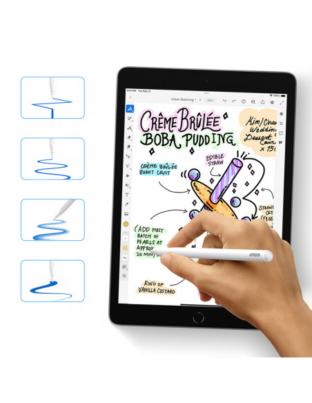 
Aktyvus rašiklis Apple iPad Pro Air Mini 130mAh USB-C - baltas
