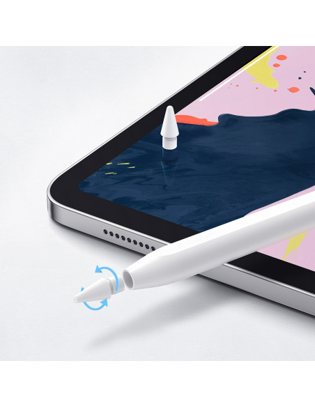 
Aktyvus rašiklis Apple iPad Pro Air Mini 130mAh USB-C - baltas
