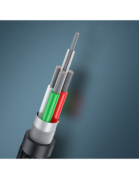 
Spausdintuvo laidas USB-C - USB-B 1m - juodas
