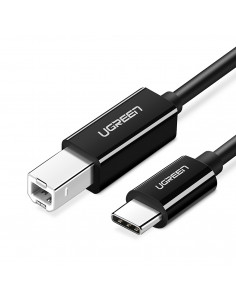 
Spausdintuvo kabelis USB-C - USB-B 2m - juodas
