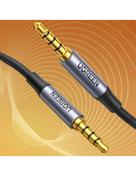 
Garso kabelis, mini lizdas 3,5 mm - mini lizdas 3,5 mm, 1 m - pilkas
