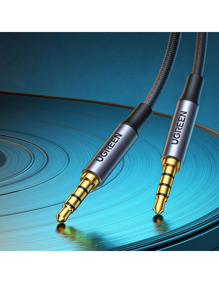 
Garso kabelis, mini lizdas 3,5 mm - mini lizdas 3,5 mm, 1 m - pilkas
