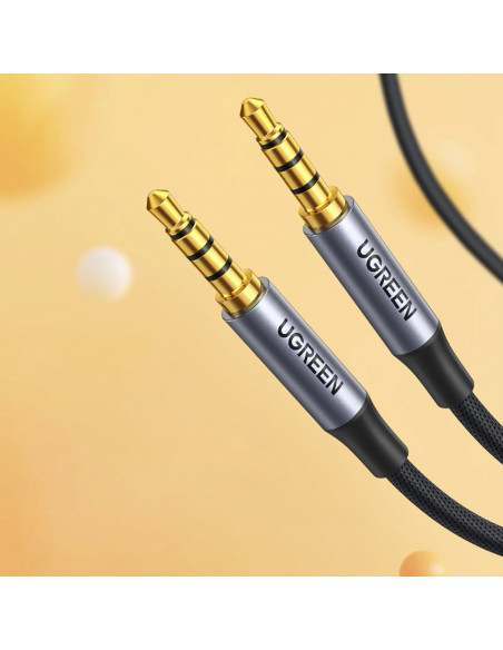 
Garso kabelis, mini lizdas 3,5 mm - mini lizdas 3,5 mm, 1 m - pilkas
