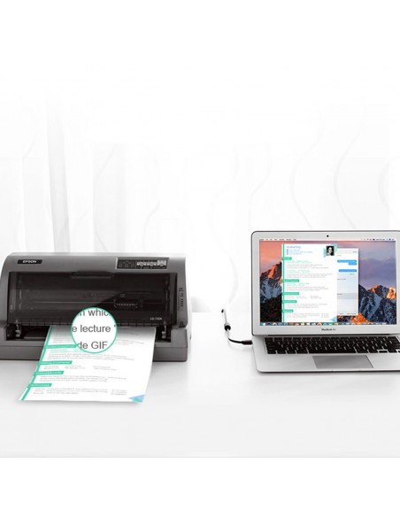 
Spausdintuvo kabelis USB-A 3.0 - USB-B 5Gbps 1m - juodas
