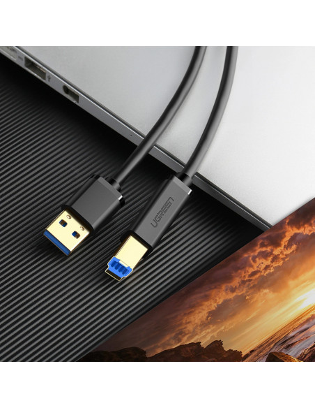 
Spausdintuvo kabelis USB-A 3.0 - USB-B 5Gbps 1m - juodas
