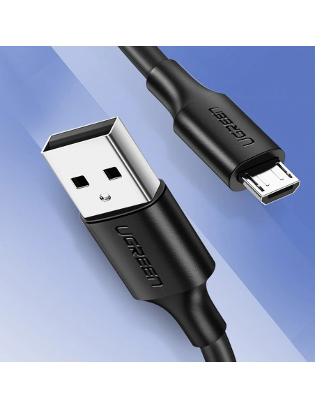 
Micro USB - USB-A laidas 25 cm - juodas

