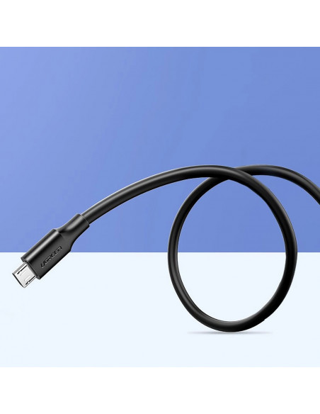 
Micro USB - USB-A laidas 25 cm - juodas
