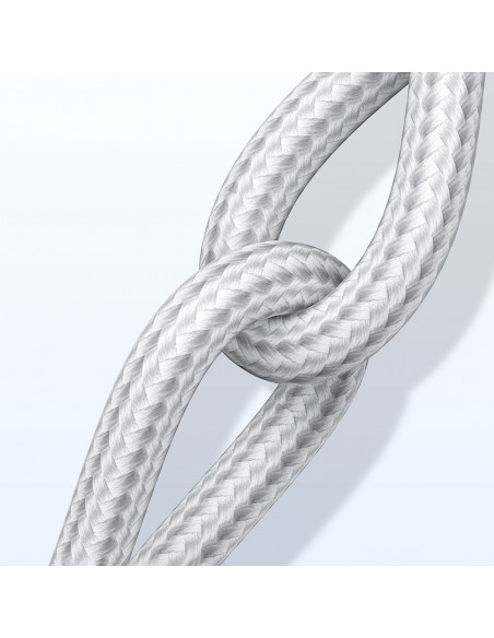 
Pintinis kabelis USB-A - USB-C QC 3.0 3A 1m - baltas
