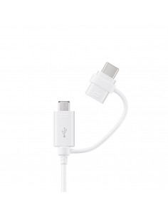 
„Samsung Combo USB-A“ – „micro USB“ ir „USB-C“ laidas, 1,5 m, baltas
