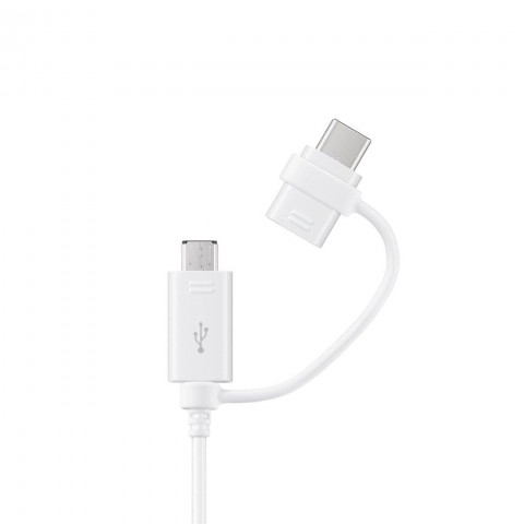 
„Samsung Combo USB-A“ – „micro USB“ ir „USB-C“ laidas, 1,5 m, baltas
