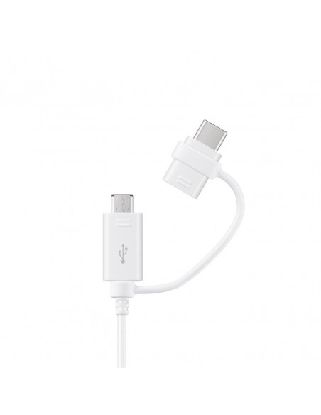 
„Samsung Combo USB-A“ – „micro USB“ ir „USB-C“ laidas, 1,5 m, baltas
