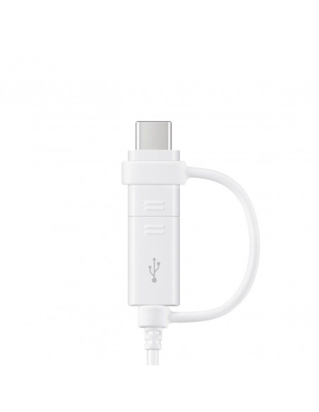 
„Samsung Combo USB-A“ – „micro USB“ ir „USB-C“ laidas, 1,5 m, baltas
