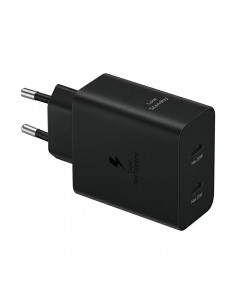 
„Samsung“ maitinimo adapteris „Duo 2x USB-C 50W“ sieninis įkroviklis – juodas

