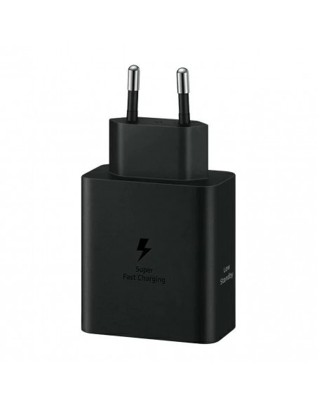 
„Samsung“ maitinimo adapteris „Duo 2x USB-C 50W“ sieninis įkroviklis – juodas
