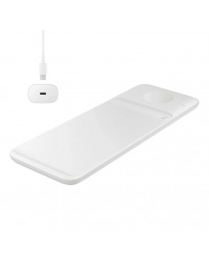 
3in1 „Samsung Trio“ indukcinis sieninis įkroviklis telefonui / „Galaxy Watch“ / „Buds“ – baltas
