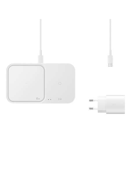 
„Samsung“ belaidis įkroviklis „Duo“ indukcinis įkroviklis, 15 W – baltas
