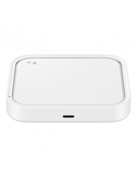 
„Samsung“ belaidis įkroviklis, 15 W indukcinis įkroviklis + sieninis įkroviklis ir USB-C laidas – baltas
