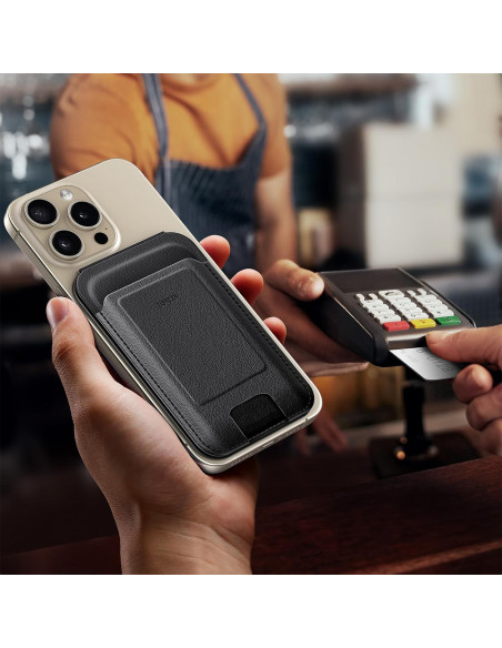 
Magnetinė piniginė „MagSafe“ su stovu – juoda
