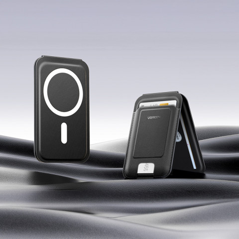 
Magnetinė piniginė „MagSafe“ su stovu – juoda
