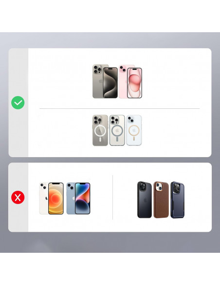 
Magnetinė piniginė „MagSafe“ su stovu – juoda
