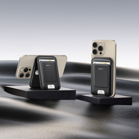 
Magnetinė piniginė „MagSafe“ su stovu – juoda
