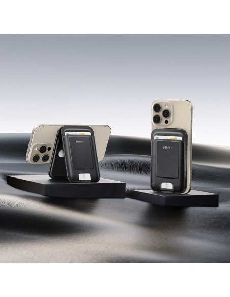 
Magnetinė piniginė „MagSafe“ su stovu – juoda
