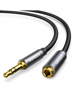 
Garso prailginimo kabelis su mini lizdu 3,5 mm, 5 m - sidabrinis
