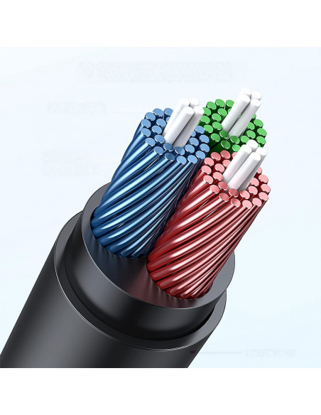 
Garso prailginimo kabelis su mini lizdu 3,5 mm, 5 m - sidabrinis
