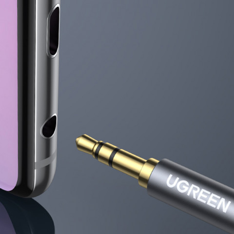 
Garso prailginimo kabelis su mini lizdu 3,5 mm, 5 m - sidabrinis
