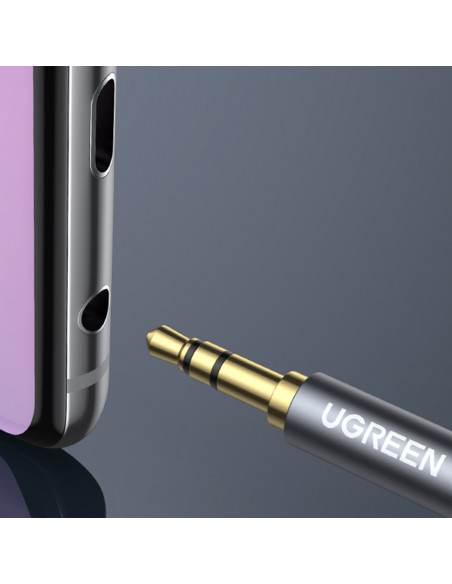 
Garso prailginimo kabelis su mini lizdu 3,5 mm, 5 m - sidabrinis
