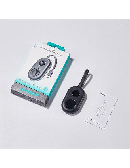 
2500 mAh išorinė baterija su 3 W „Apple Watch“ įkrovikliu ir USB-C laidu – juoda
