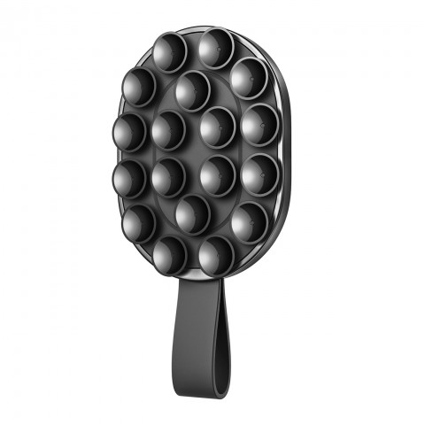 
Magnetinis telefono laikiklis 4,7–7 colių su siurbtukais stikliniam veidrodžiui – juodas
