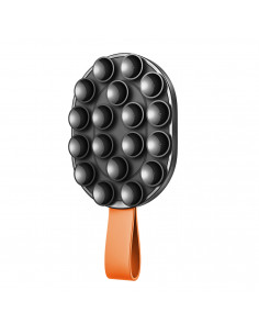 
Magnetinis telefono laikiklis 4,7–7 colių su siurbtukais stikliniam veidrodžiui – juodas ir oranžinis
