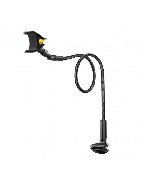 
Stalinis telefono laikiklis su lanksčia „Gooseneck“ rankena - juodas
