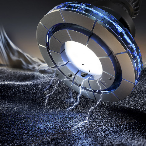 
Magnetinis telefono laikiklis su 15 W indukciniu įkrovikliu, skirtas oro išleidimo angai - juodas
