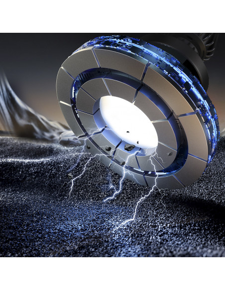 
Magnetinis telefono laikiklis su 15 W indukciniu įkrovikliu, skirtas oro išleidimo angai - juodas
