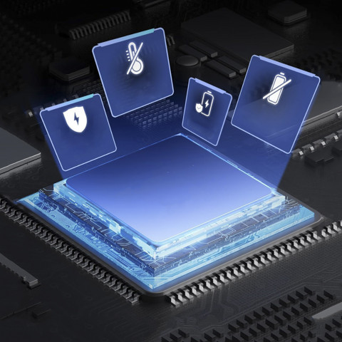 
Magnetinis telefono laikiklis su 15 W indukciniu įkrovikliu, skirtas oro išleidimo angai - juodas
