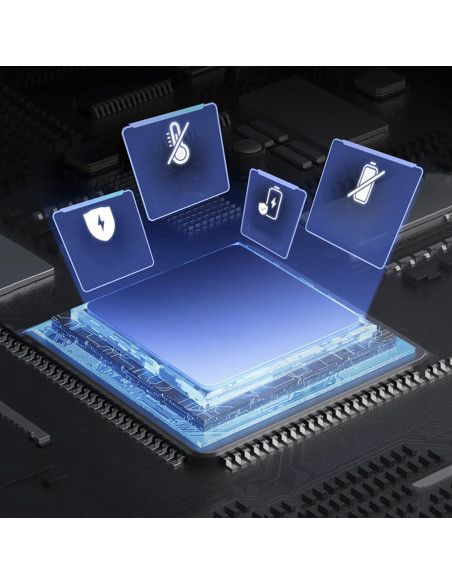 
Magnetinis telefono laikiklis su 15 W indukciniu įkrovikliu, skirtas oro išleidimo angai - juodas
