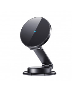
Magnetinis automobilio telefono laikiklis su 15 W indukciniu įkrovikliu - juodas
