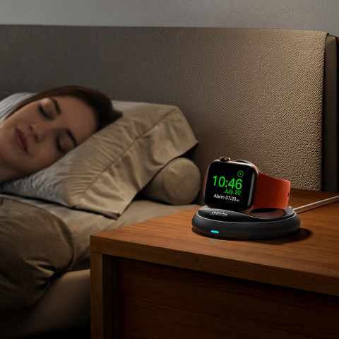 
Sulankstomas belaidis „Apple Watch“ įkroviklis – juodas
