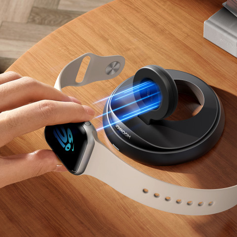 
Sulankstomas belaidis „Apple Watch“ įkroviklis – juodas
