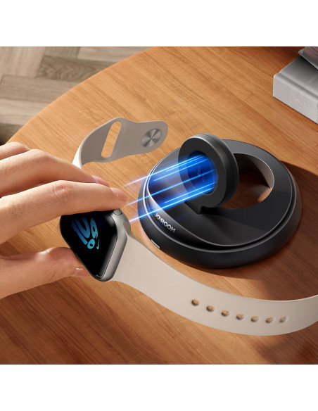 
Sulankstomas belaidis „Apple Watch“ įkroviklis – juodas
