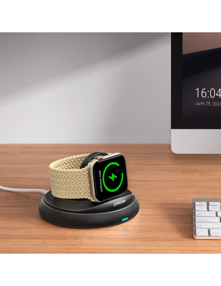 
Sulankstomas belaidis „Apple Watch“ įkroviklis – juodas
