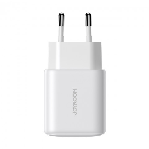 
2x USB-C 20W PD QC 3.0 sieninis įkroviklis – baltas
