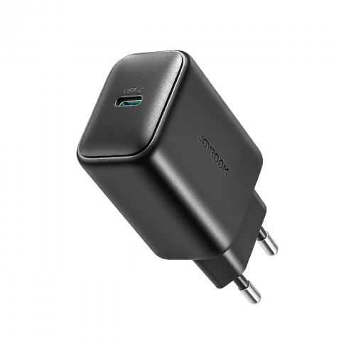 
USB-C 25W SFC PPS PD sieninis įkroviklis – juodas

